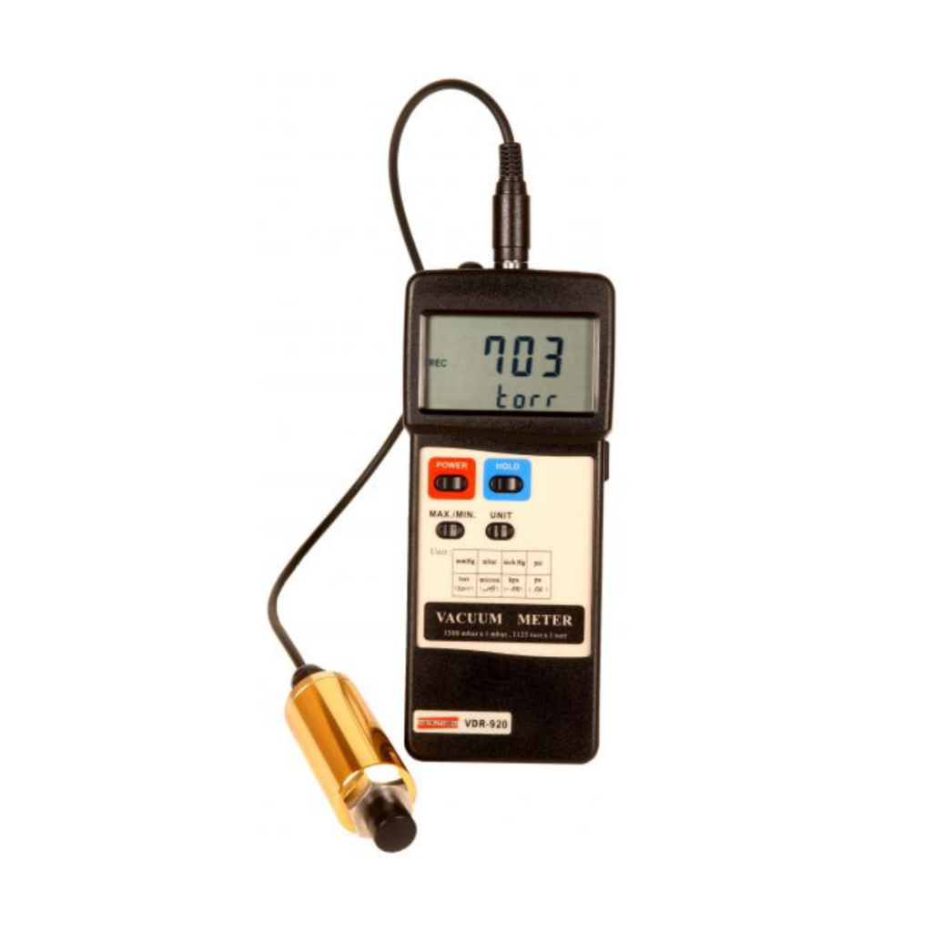 Vacuômetro Digital Medição Absoluta Vácuo Pressão Sensor Rs-232 Vdr-920 Portátil Instrutherm Estojo