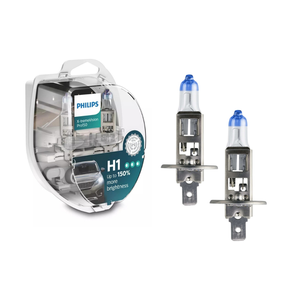 Par Lâmpada Farol Philips X-treme Vision Pro150 H1 3450K em Oferta na Shopee