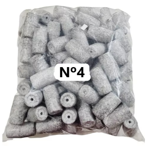 50 Boia Rolha Numero 4 Flutuador De Isopor Para Redes de Pesca