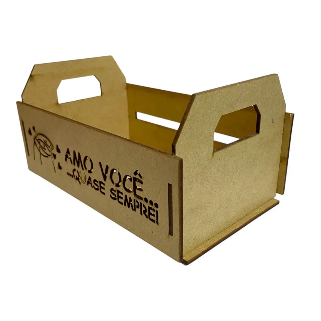 kit 03 caixote para dia dos namorados romantico dia das maes cesta de cafe da manha lembrancinha centro de mesa noivado casamento pais irmaos amigos embalagem criativa vinhos doces chocolates bento cake flork amo voce quase sempre