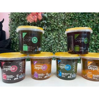 Cera Depilatória Morna - Depille - 300gr - Remove com Agua (ESCOLHA O SEU TIPO) em Oferta na Shopee