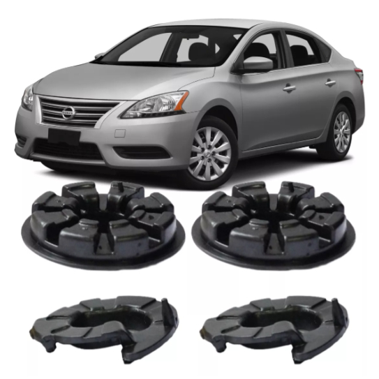 Calços De Mola Amortecedor Traseiro Nissan Sentra 2014/2018