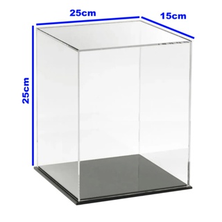 Caixa de Acrílico transparente Para Exposição Coleção 15x25x25(a)cm em Oferta na Shopee