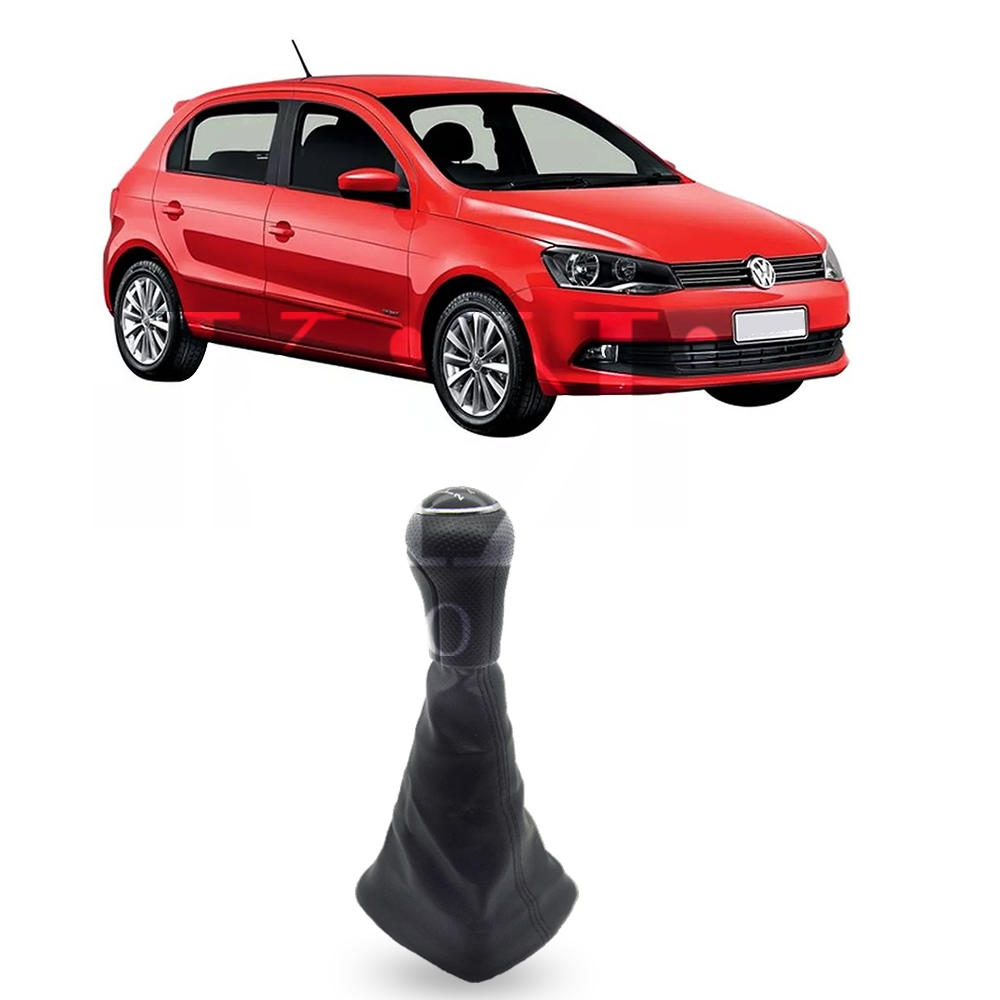 Kit Manopla e Coifa de Câmbio Gol G4, Parati e Saveiro 2005 a 2014