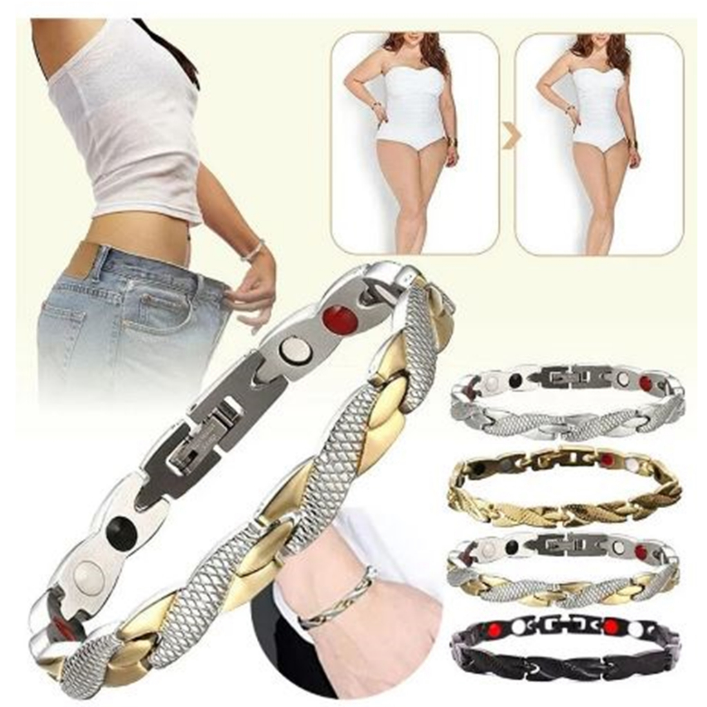Pulseira Magnética Fir Twist Íons Unissex Bracelete em Oferta na Shopee