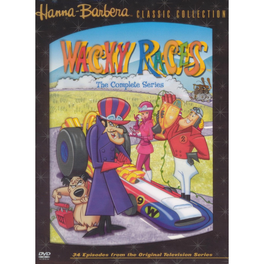 DVD Corrida Maluca (1967) Dublado - 3 DVDs - Imagem Digital - Hanna Barbera