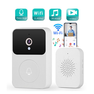 Campainha Com Câmera Vídeo Porteiro Sem Fio Wi-Fi HD Inteligente Smart Home Vê Pelo Celular Recarregável em Oferta na Shopee