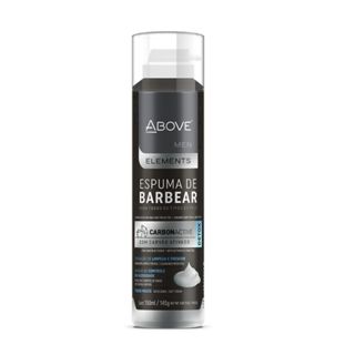 Espuma de Barbear Above Men Elements Carbon Active - 150ml/145g em Oferta na Shopee