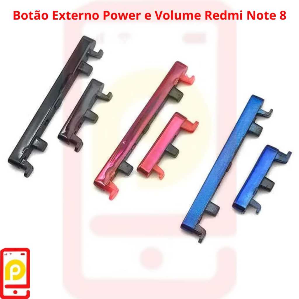 Botões Externos Power e Volume Redmi Note 8 e note 7 em Oferta na Shopee
