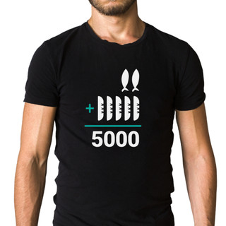 Camiseta Gospel Evangélica Série The Chosen 5 Pães 2 Peixes em Oferta na Shopee