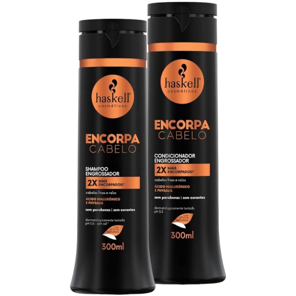 Kit Haskell Encorpa Shampoo 300ML  + 1 Condicionador 300ML
