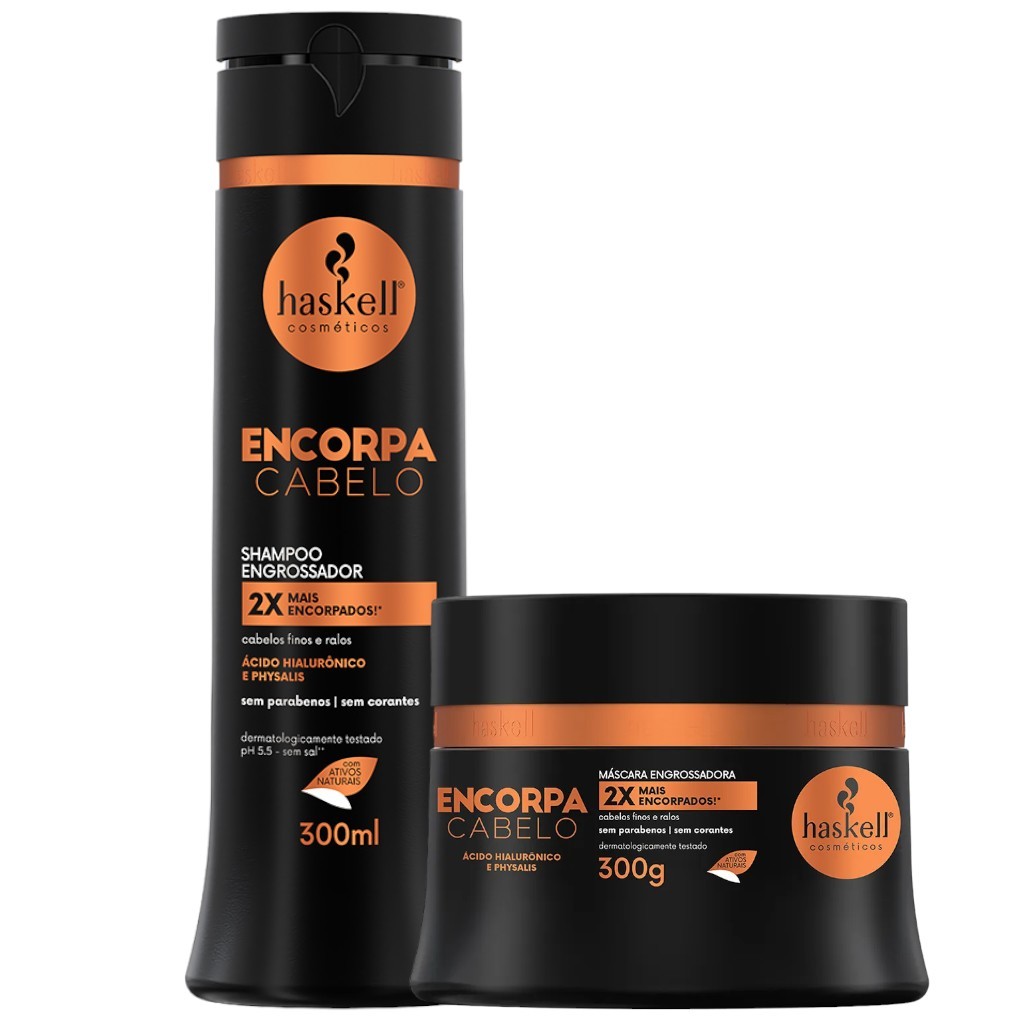 Kit Haskell Encorpa Shampoo 300ML + 1 Mascara  300ML