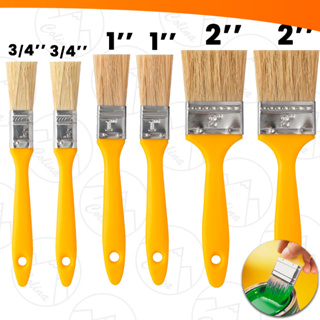 Kit 6 Pincéis Trincha Vários Tamanhos Multiuso Para Construção Pintura em Oferta na Shopee