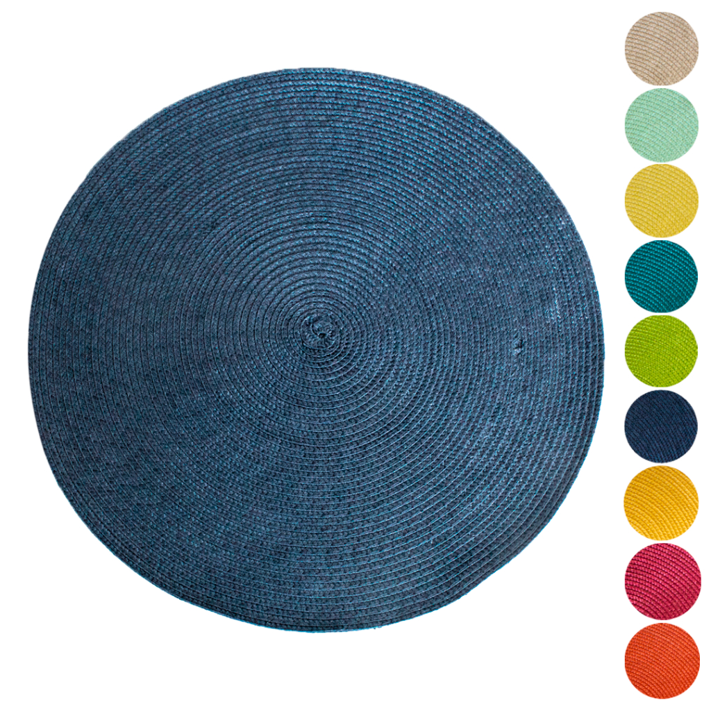 Jogo Americano Sousplat Redondo Cozinha - Kit 4 Peças em Oferta na Shopee