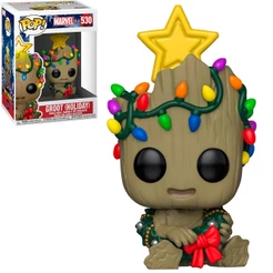 FUNKO POP MARVEL HOLIDAY - GROOT (HOLIDAY) 530 NOVO ORIGINAL