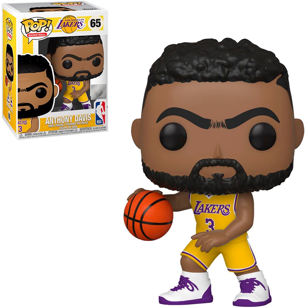 FUNKO POP BASKETBALL NBA LOS ANGELES LAKERS - ANTHONY DAVIS 65 NOVO ORIGINAL