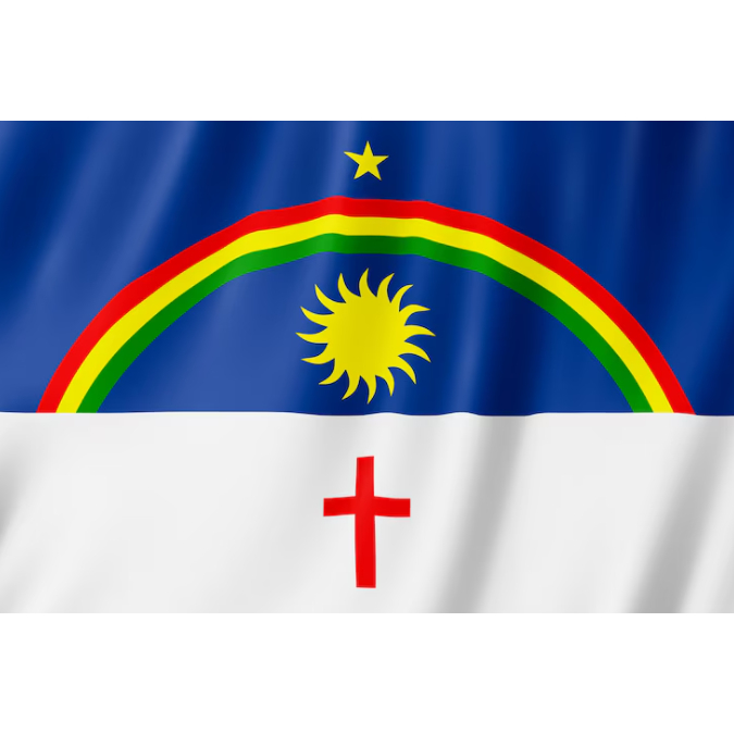 Bandeira do Pernambuco Grande Cetim com Acabamento 150x1,00 em Oferta na Shopee
