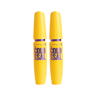 Kit Maybelline NY - 2  Máscara de Cílios Maybelline The Colossal Lavável Preto em Oferta na Shopee