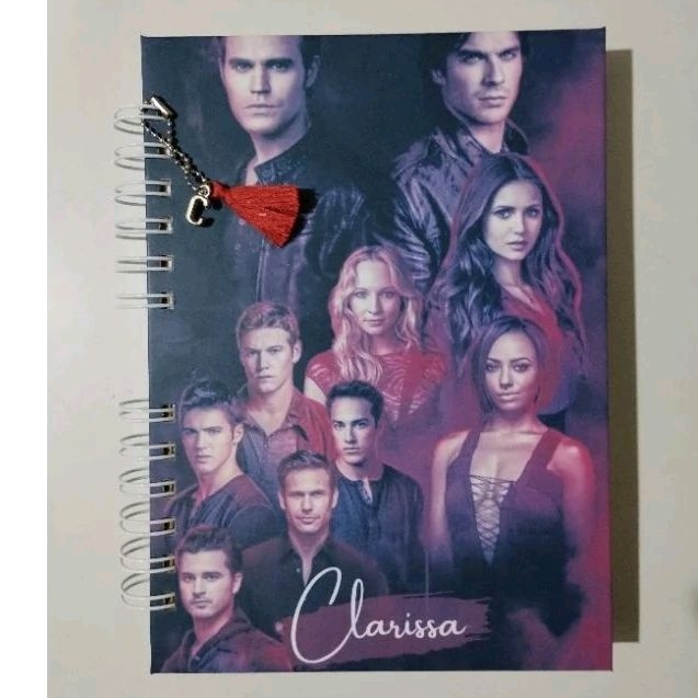 PLANNER PERSONALIZADO PERMANENTE DIÁRIO DE UM VAMPIRO (LEIA A DESCRIÇÃO)