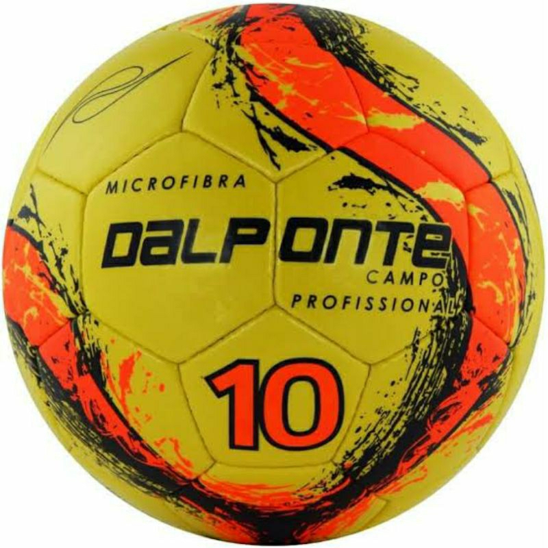 Bola Dalponte 10 Microfibra Futebol Campo Costurada a Mão