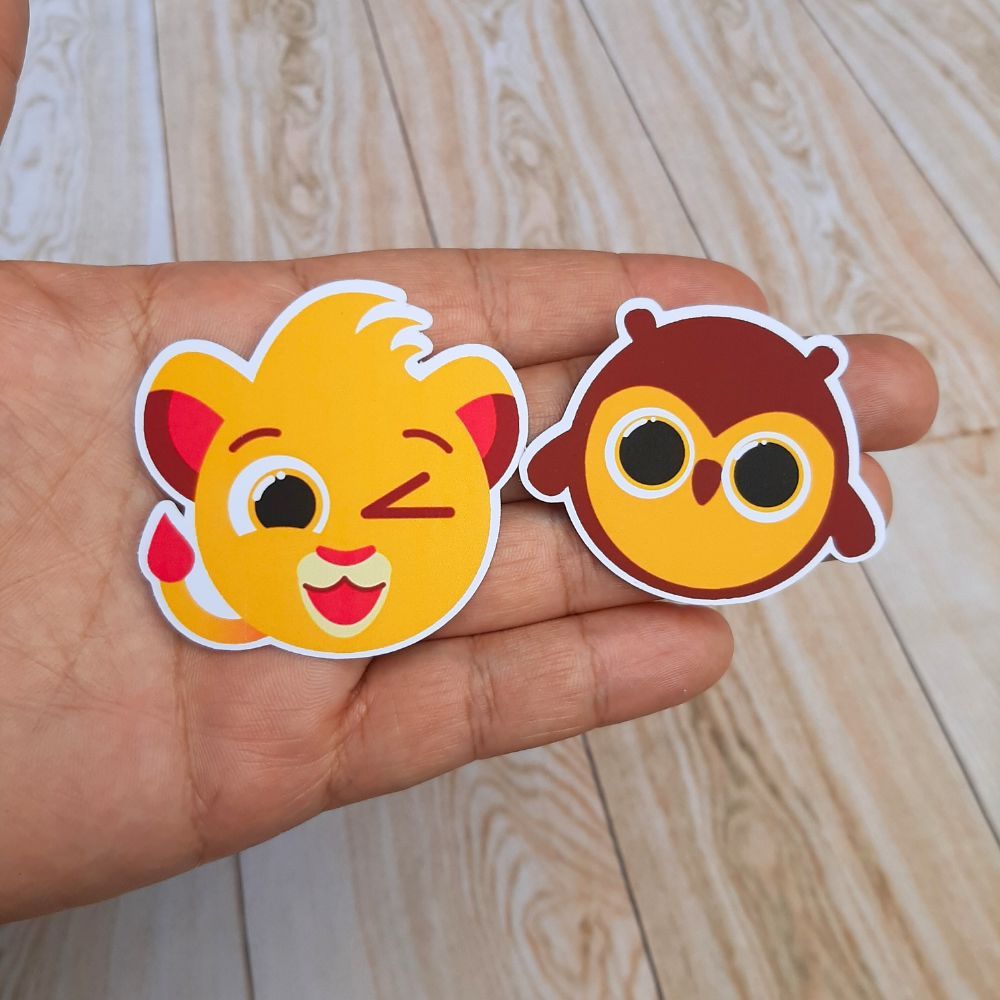 Kit Apliques Personalizados Bolofofo Lembrancinhas de Aniversário Infantil