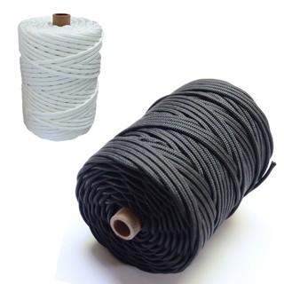 Corda Poliéster 2.5mm 100 Metros - Varal - Rede De Proteção - Esticar Lona - Tratamento Uv