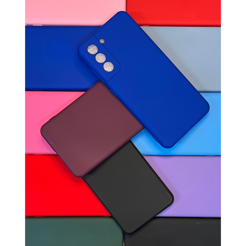 Capa Para Samsung Galaxy S21 Kit Capa + Pelicula 3D ou Só 1 Capinha Aveludada Case em Oferta na Shopee