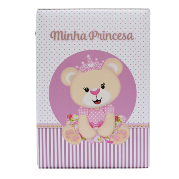 Álbum Fotográfico Luxo Minha Princesa Ursinha 500 Fotos 10x15 Infantil em Oferta na Shopee