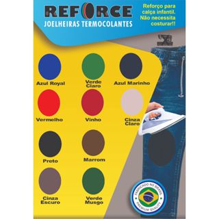 3 Pares Joelheiras Termocolante Reforço Reparo Calça Escola Infantil - Joelheiras Reforce ...