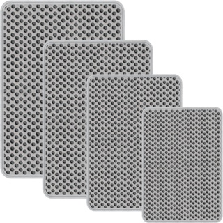 Tapete Higiênico Coletor De Areia Para Gatos Diversos Tamanhos - Cores Preto e Cinza em Oferta na Shopee