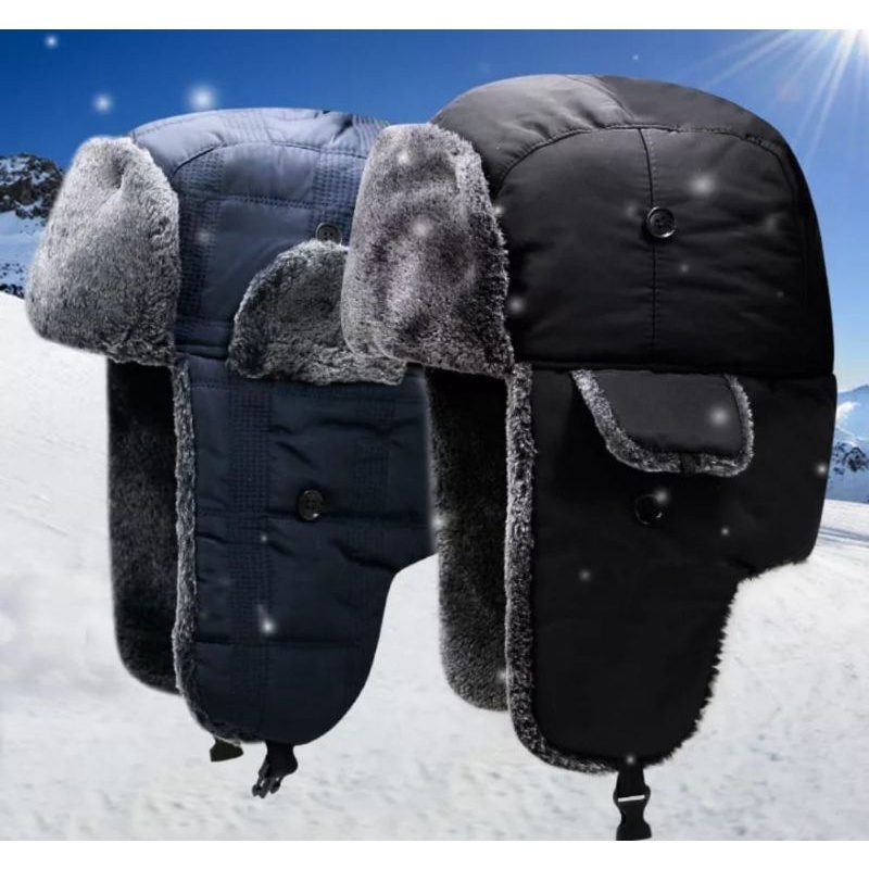 Gorro Chapeu Tapa Orelha Capuz Inverno Neve Impermeável TOUCA CHAPEU CHAVES NEVE FRIO INTENSO MOTOBOY MOTO SKI