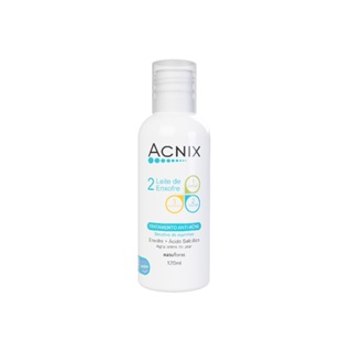 Acnix Leite de Enxofre 120ml Tratamento Anti Acne Natuflores em Oferta na Shopee