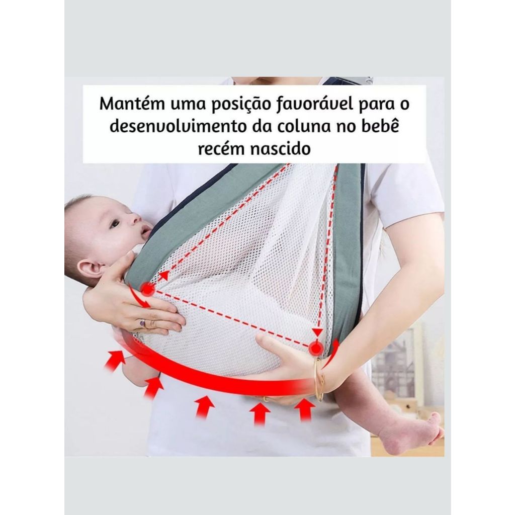 Canguru Bebe seguro e confortável Baby Sling Passeio Carregador De Bebê bolsa transporte respirável