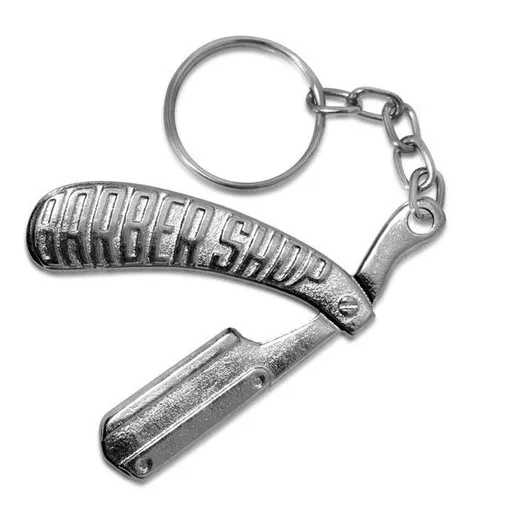 1 Chaveiro Barbearia estilo Navalha de barbear em Oferta na Shopee