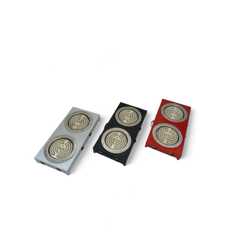 Fogão cooktop elétrico fogareiro portátil de mesa 2 bocas 110v ou 220v camping Promo