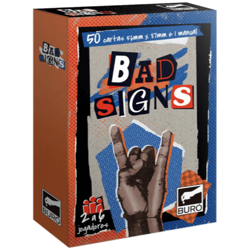 Bad Signs Jogo de Tabuleiro Editora Buró Board Game Novo Lacrado Zueira Party Game Carta