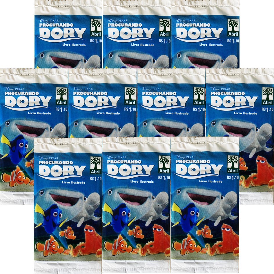 PROCURANDO DORY - PACOTINHO DE FIGURINHAS