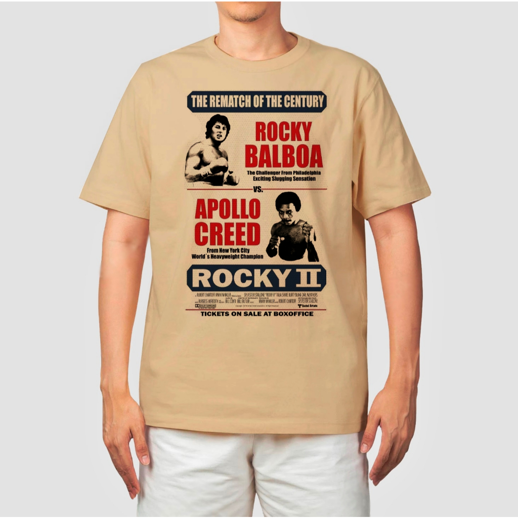 Camiseta Camisa Rock Balboa Vs Apollo Creed Italiano Filme anime nerd geek série
