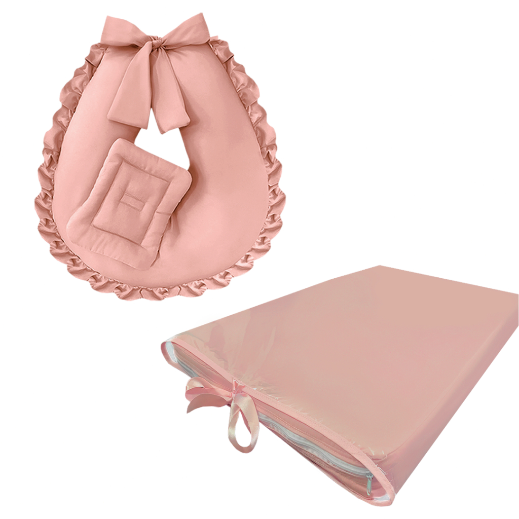 Kit 3 Peças - Almofada de Amamentação, Apoio de Amamentar e Trocador de Cômoda para Bebê em Oferta na Shopee