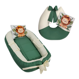 Ninho redutor de berço + Almofada Amamentacão Estampado em Oferta na Shopee