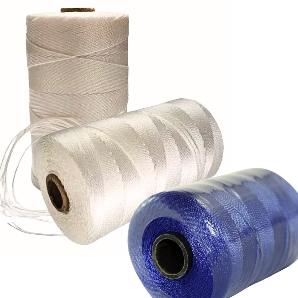 Fio Torcido Branco Azul 200Grs 210/06 210/08 210/12 210/16 210/18 210/24 210/36 210/48 Fio de Seda em Oferta na Shopee