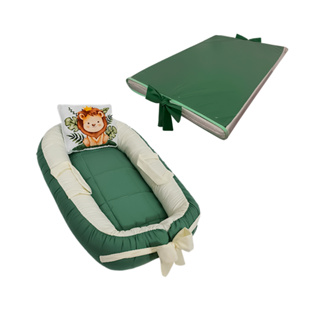 Kit 3 Peças Ninho Redutor de Berço com Laço, Zíper, Regulagem, Travesseiro e Trocador em Oferta na Shopee