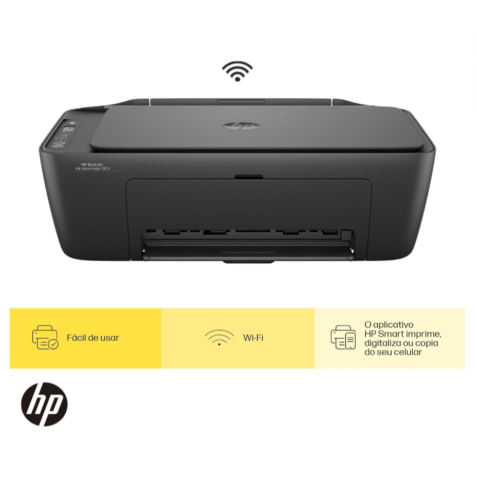 Impressora multifuncional HP DeskJet Ink Advantage 2874 SEM CARTUCHOS