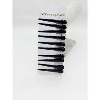 10 Peças Bico De Pato De Cabelo Para Franja Lateral, Grampos De Testa Para Mulheres.8 CM