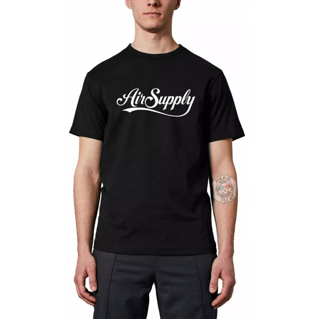 Air Supply Duo Pop Anos 70 Power Ballads Camiseta Masculina