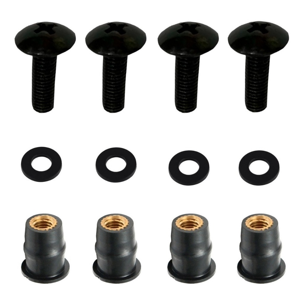 Kit Parafuso Bucha P/ Bolha Nx350 Xt660 Xj6 Xtz750 Plastico em Oferta na Shopee