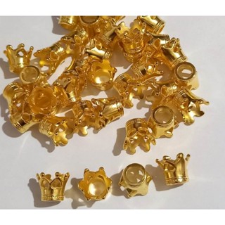 Mini Coroa de Abs Dourada ou Prateada pacotes Com 30 Unidades em Oferta na Shopee