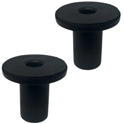 Bucha Fixar Bolha Acrilico Frontal Com Rosca Honda Adv150 Adv750 Kit 2 Peças