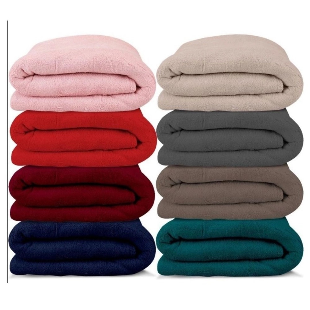 Cobertor Coberta Manta Mantinha Casal Microfibra Lisa Oferta. em Oferta na Shopee