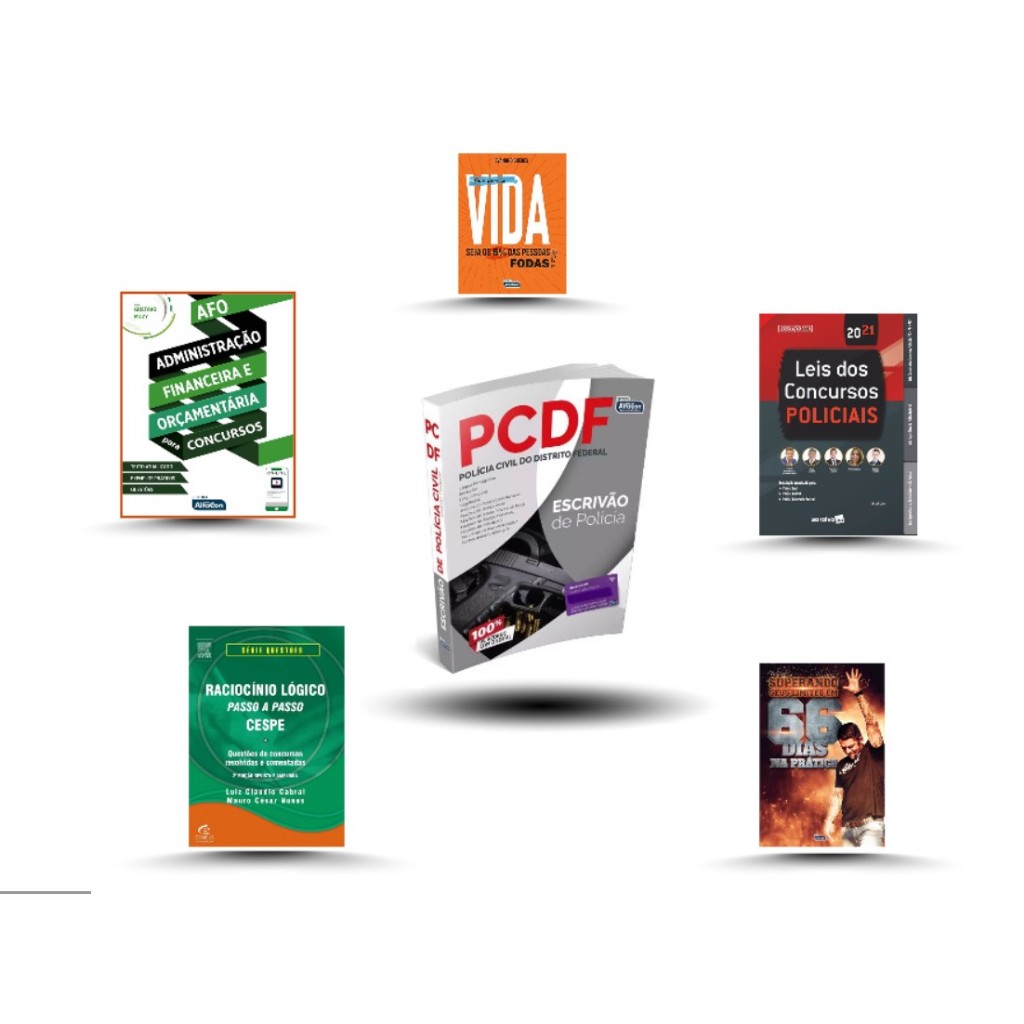Carreiras Policiais Polícia Civil do Distrito Federal - Escrivão de Polícia (com 6 livros)